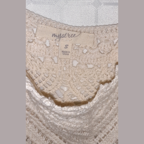 Mystree Crotchet Tie Dye Dress Sz S - Picture 6 of 9